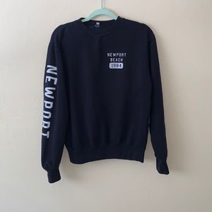 Dark blue brandy sweater